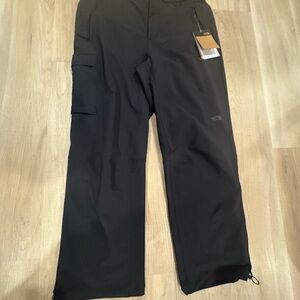 The North Face Black Cargo Pants with Elastic Ankle